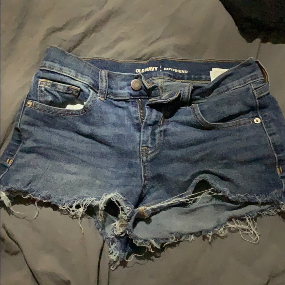 Denim shorts